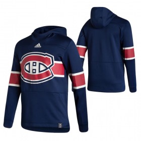 Montreal Canadiens Blank 2020-21 Reverse Retro Hoodie Sawyer - Mannen